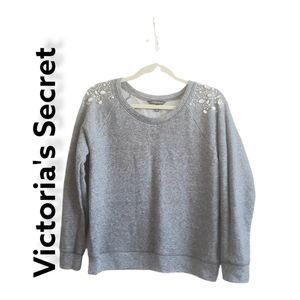 #Victorias Secret Rhinestone Embellished Kimono Longsleeve Sweater